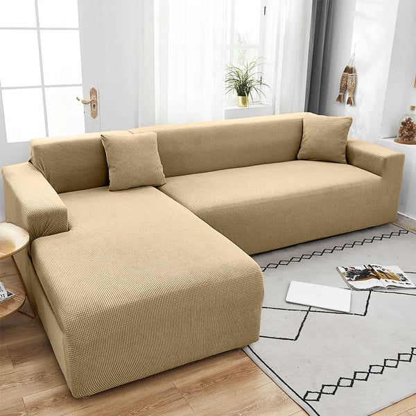 Sohvanpäällinen, 2-istuttava sohva, kamelinruskea jacquard