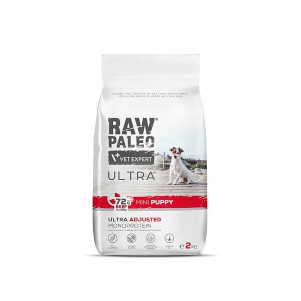 VetExpert Raw Paleo Ultra nötkött valp Mini 2kg
