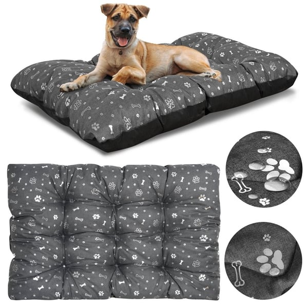 Hundkudde PRESTIGE 120x80 cm vattentät silverben