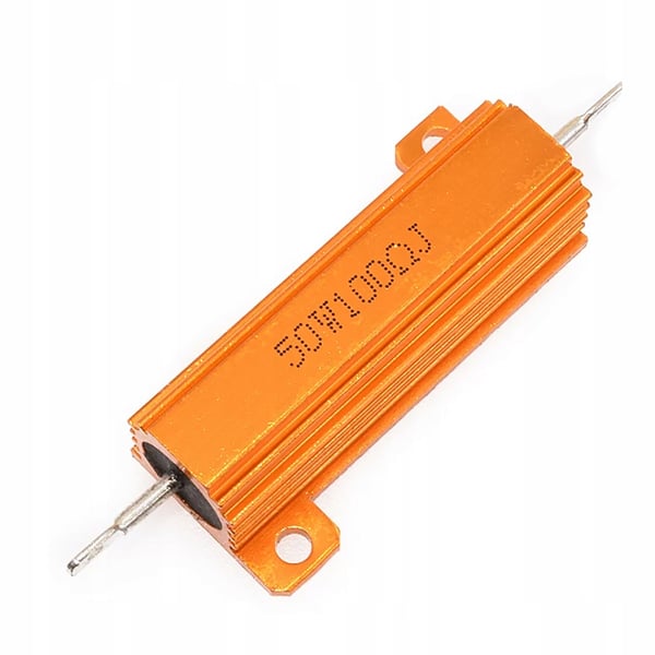 Linjalla kytketty vastus jäähdytyssiiveillä 50W 8 ohm