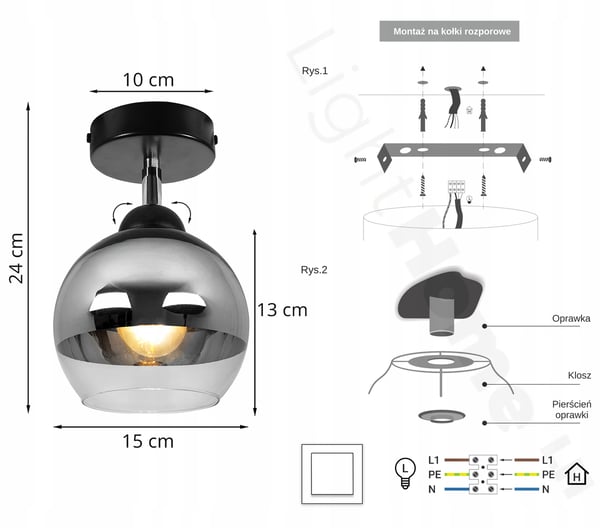 ELEGANTTI KROMILAINEN LED-KATTOVALAISIN