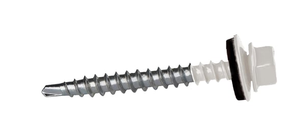 Landmandsskruer GTF2 Z14 4,8x50mm RAL 9010
