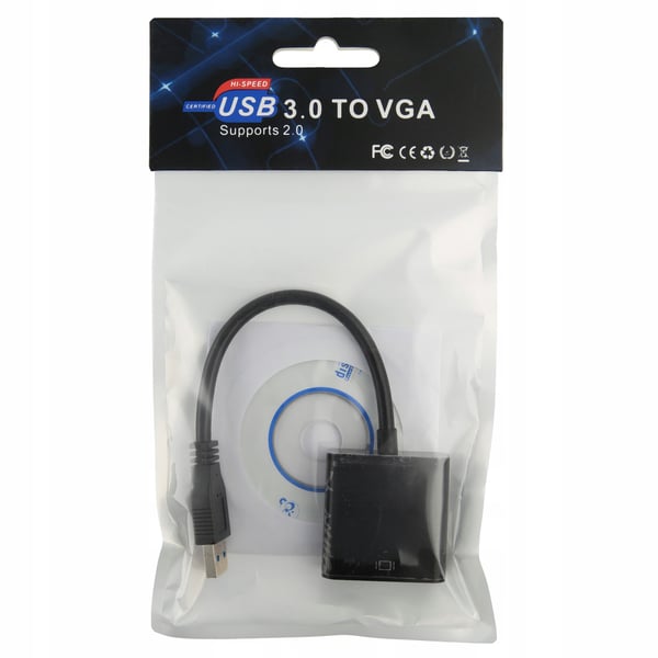 USB 3.0 til VGA konverteradapter grafikkort