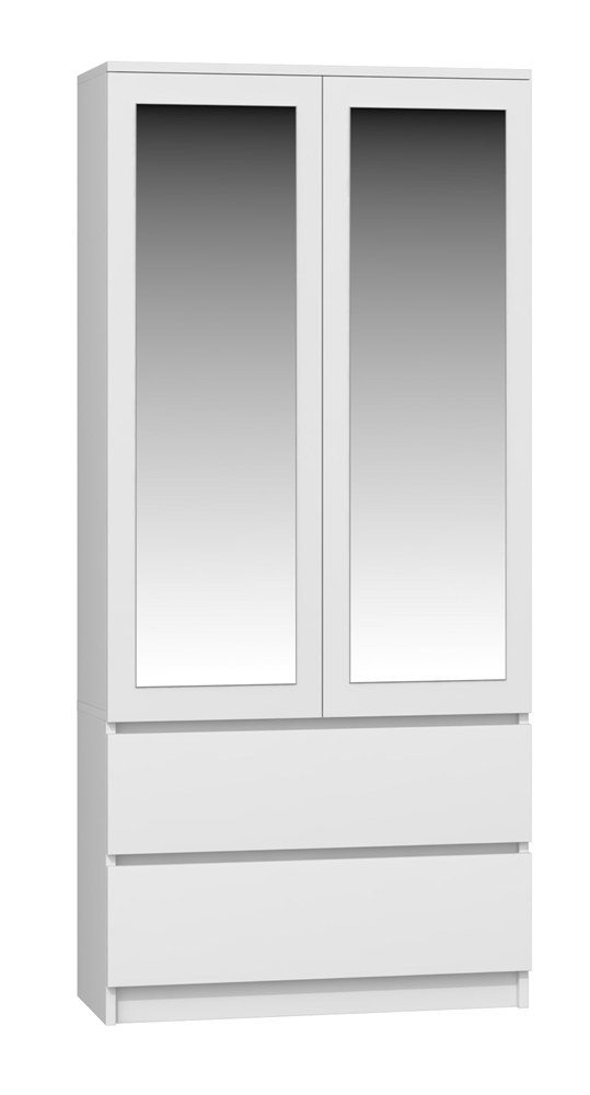 Malwa SS-90L hvid garderobe