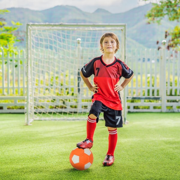 Fotboll med twisteffekt neon konturerad kurva sport storlek 5