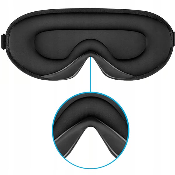 3D-unimaski, 99 % pimennys, säädettävä