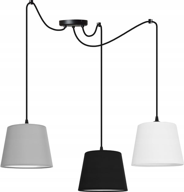 HÄNGANDE taklampa ljuskrona SPIDER loft E27 LED