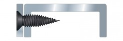 Skruvar för CD-profiler och stålplåt SSP 3,9x14mm