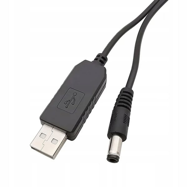 USB-konverter DC-stik 5,5x2,1 mm 5V-9V Step Up