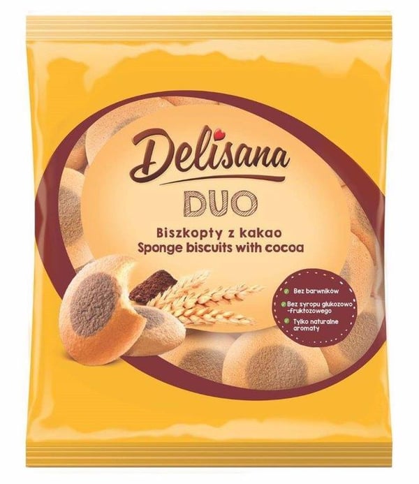 Delisana Duo -keksit 230 g