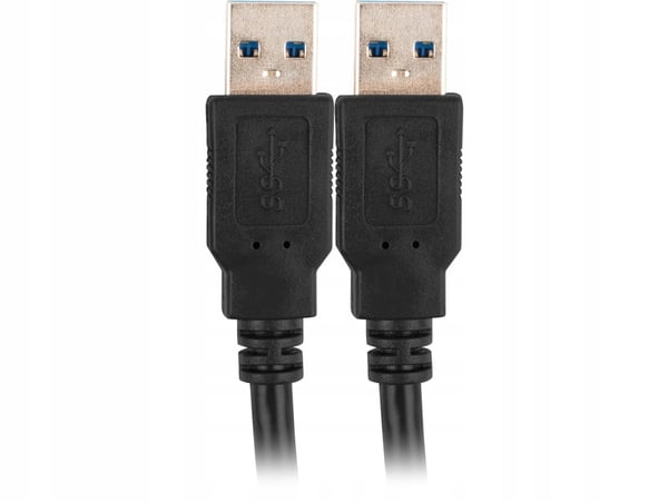 Lanberg AM-AM USB 3.0-kabel 0,5m sort