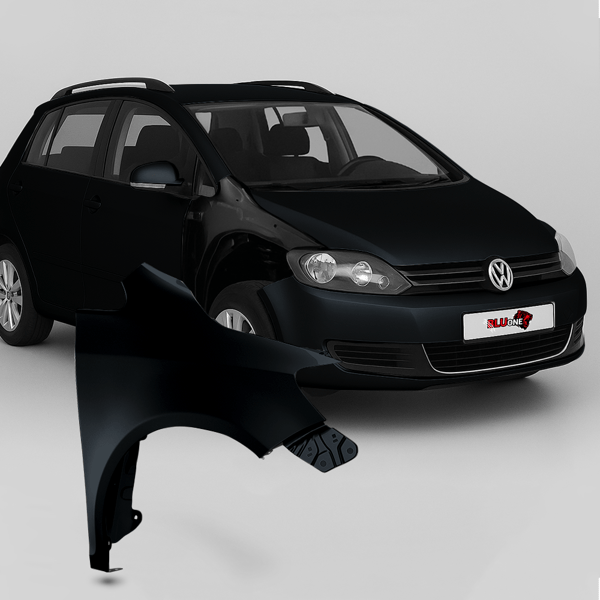 Höger framskärm VW Golf V Plus 2005-2009, färg LC9X DeepBlack, ny
