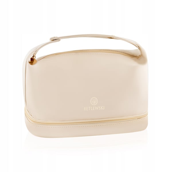BKP-09 beige necessär med handtag mild