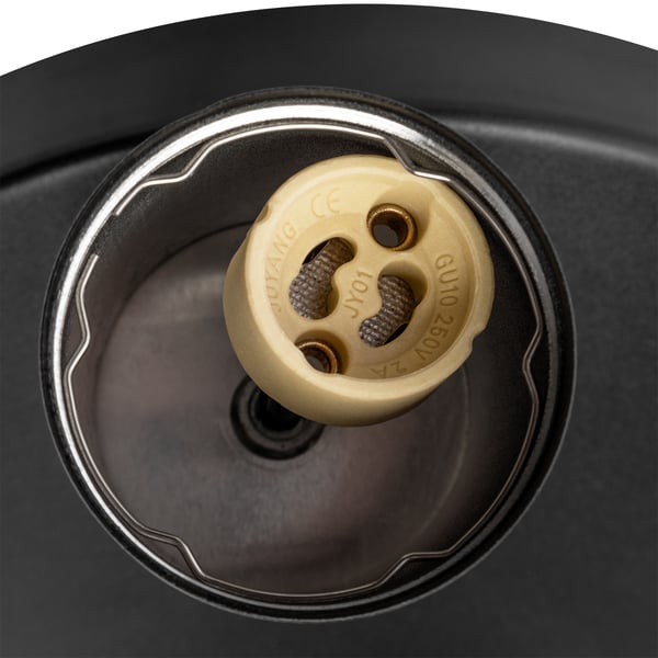 Loftlampe spotlight 4x GU10 loftlampe ELIGIS sort LUMILED
