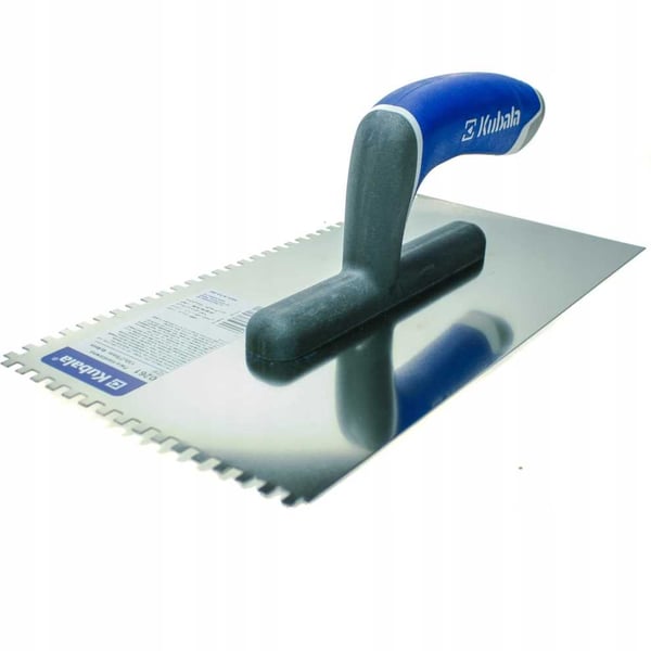 Kubala ruostumattomasta teräksestä valmistettu hammastettu lasta 130x270mm 4x4mm 0261
