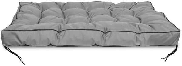 Havehynde 120x80 cm med høj side til pallebænk, vandtæt, grå