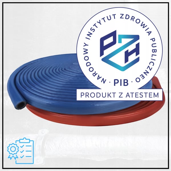 PEX RØRSISOLERING 16 MM 18/6 - 10 m - blå - super kvalitet