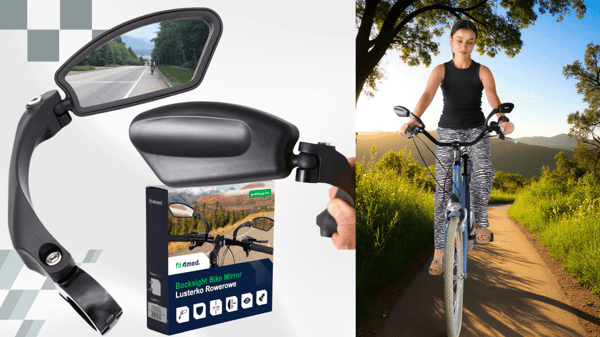 Höger backspegel justerbar 360° för motorcykel