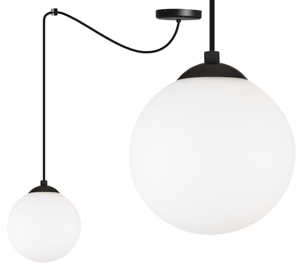 KATTOVALAISIMEN HÄMÄHÄKKIPALLO MUSTA LED 15CM