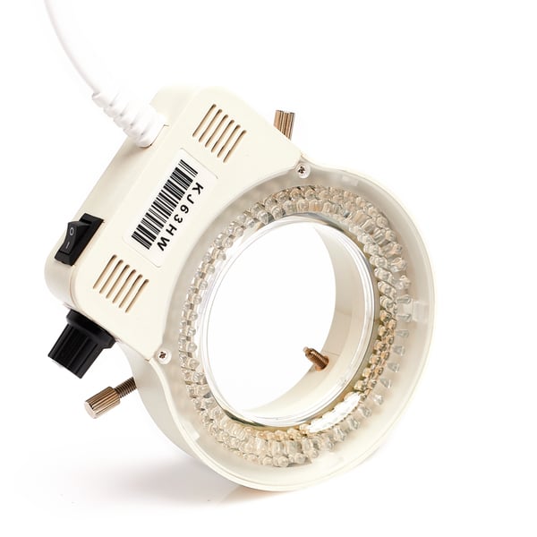 Techrebal Säädettävä 144x LED-valaisin mikroskoopille