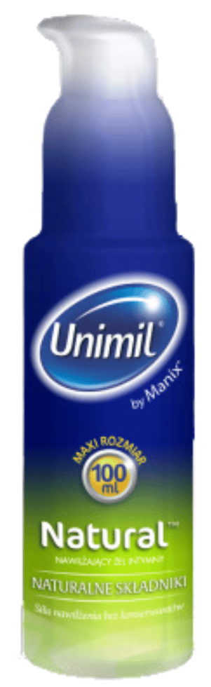 Unimil Naturlig fugtgivende intimgel 100ml