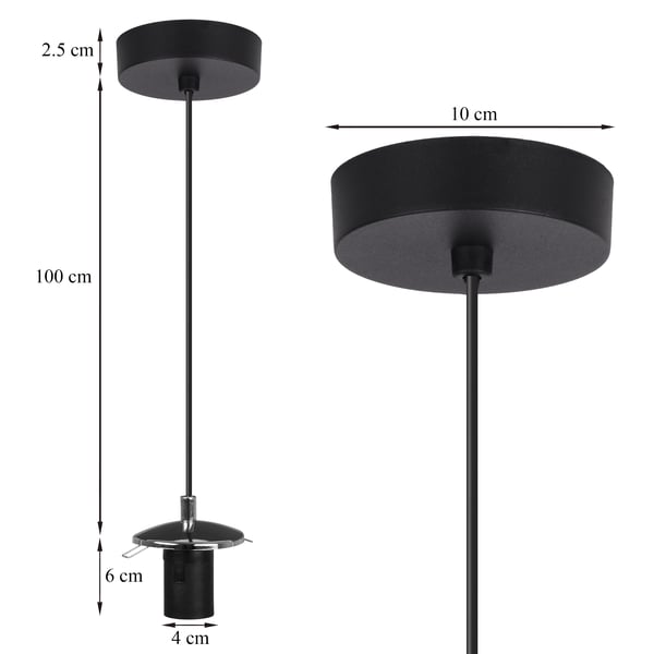FLAT LINE 100 SVART PLÅT 80 KROM
