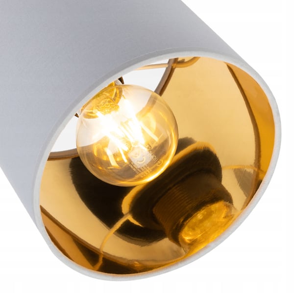 Lofthængende lampe med gylden LED-loftlampe