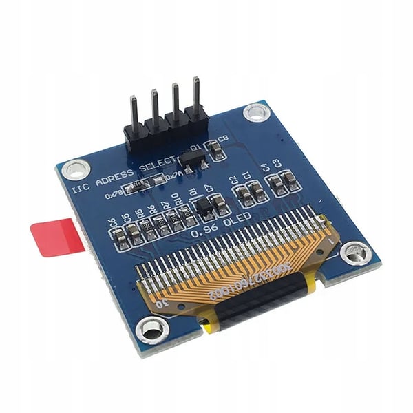 Rosfix OLED-displaymodul 0,96" 4-bens hvid
