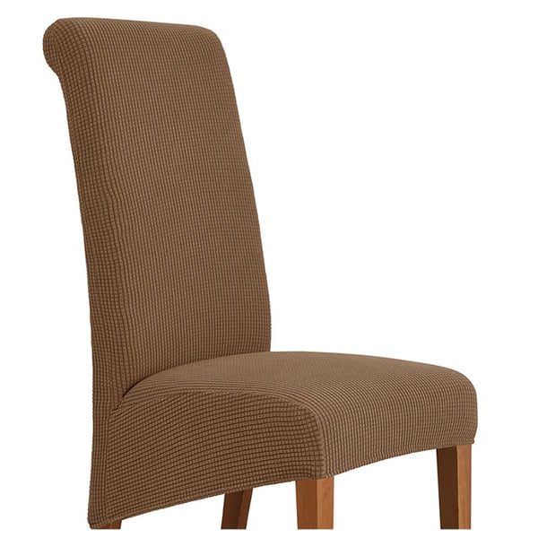 XXL-ruskea jacquard-kalteva tuolinpäällinen