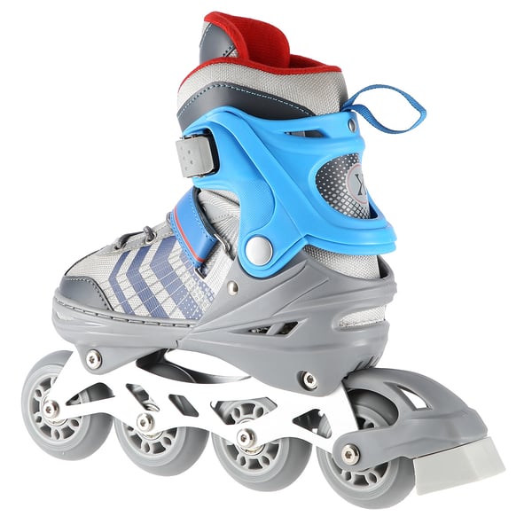 NH18192 4i1 grå-blå inline skøjter med hockeywheel NILS EXTREME NH18192 4i1 grå-blå inline skøjter med hockeywheel NILS EXTREME - 5907695591835