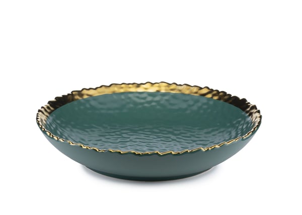 Kati Green Gold set med 2 tallrikar