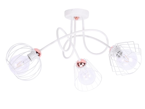 LOFTTAKLAMPA METALL E27 LED