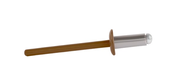 Åbne aluminiumnitter 4x10mm RAL 8003
