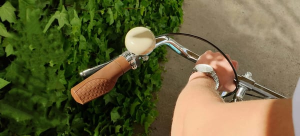 Handtag cykelhandtag styrhandtag ergonomiska raion henso 118/100mm