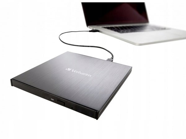 Verbatim extern CD/DVD RW-brännare USB-C 3.2 Slim