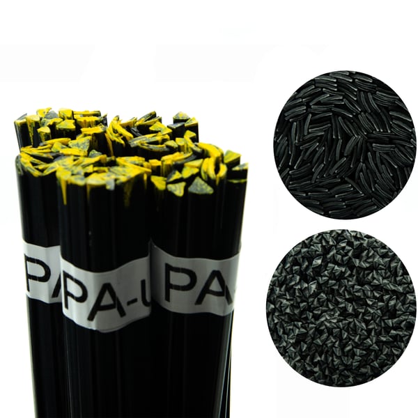 PA-U plastsvejsetilsats, sort, 100 g