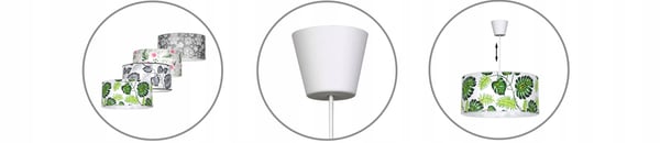Loftshængende lampe lysekrone lampeskærm moderne