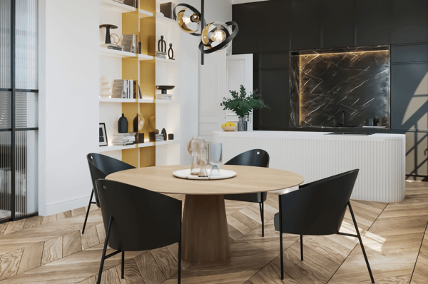 RONDA LOFTLAMPE SORT OG GULD 2 FLADE GYLDNE LAMPER E27