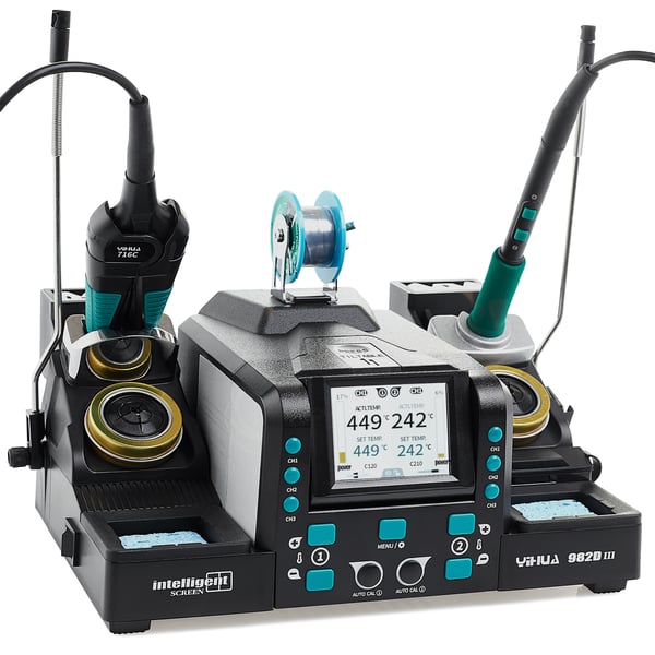 Yihua 982D-III loddestation til 210 spidser + termopincet