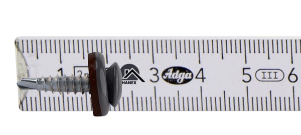 Landmandsskruer GTF02P Panhoved 4,8x20mm RAL 7024
