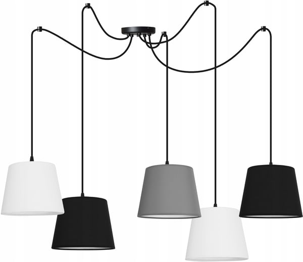 HÄNGANDE taklampa ljuskrona SPIDER loft E27 LED