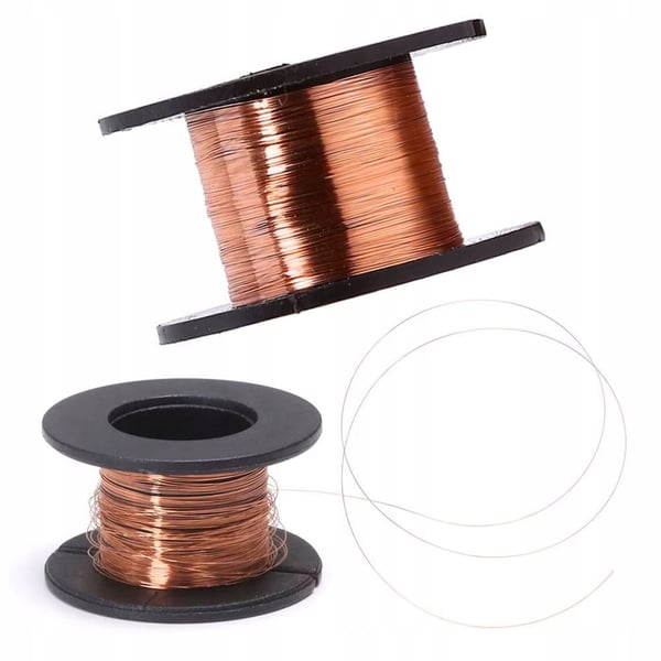 Koppartråd 15m 0,1 mm precision för elektronik Koppartråd 15m 0,1 mm precision för elektronik