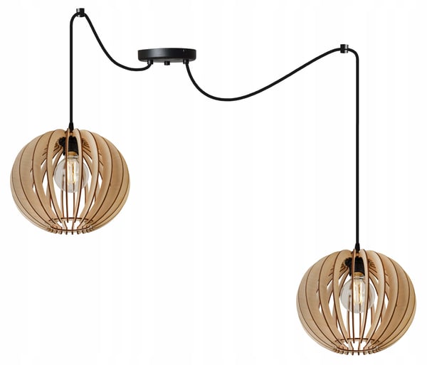 MODERNI PUINEN LED-KATTOVALAISIN