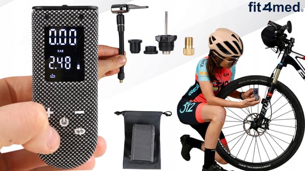 Cykelpump elektrisk minikompressor bärbar sladdlös 100PSI