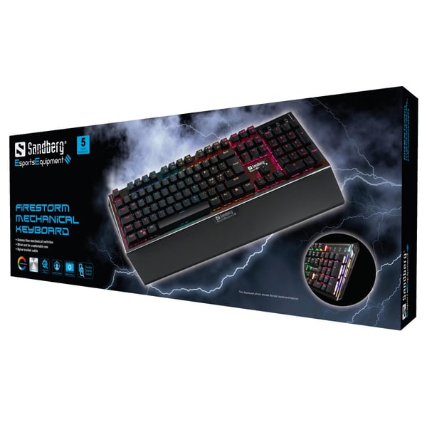 Sandberg FireStorm Mech Keyboard BE, 640-26