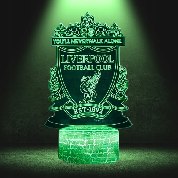 Liverpool FC Anfield 16 LED 3D Barnbordsnattlampa + Fjärrkontroll