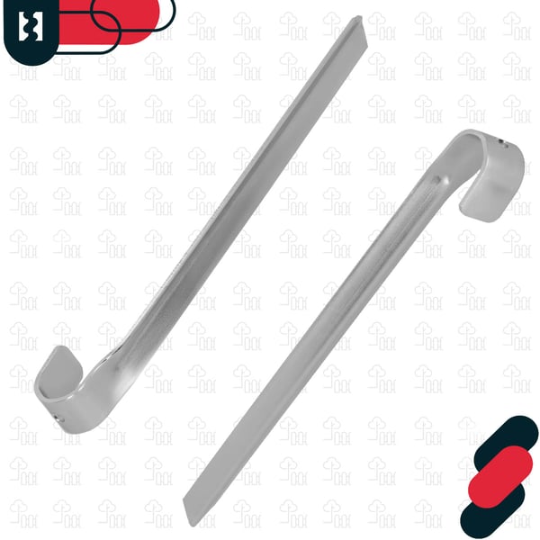 Kotarbau® trampoliineille tarkoitettu sisäänajettava ankkuri, sinkitty, 430 MM
