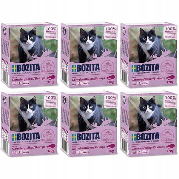 Bozita köttbitar med räkor i sås 6x370g