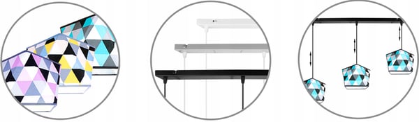 Loftshængende lampe lysekrone lampeskærm moderne