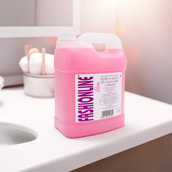 Fashionline flydende sæbe 5l pink